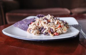 orzo black bean salad