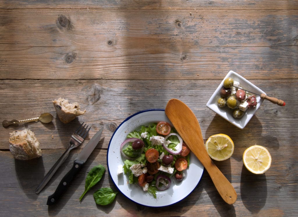 Greek Spinach Salad
