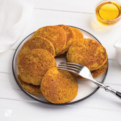 Pumpkin Oatmeal Pancakes